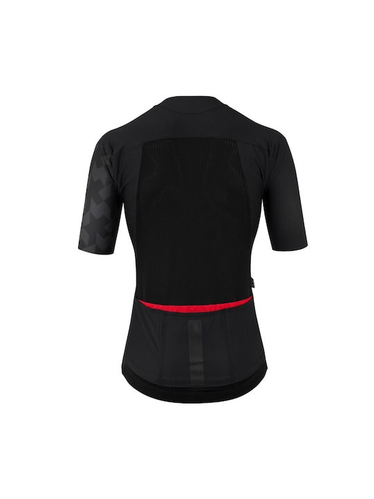 Assos Tricou De Ciclism Pentru Bărbați Cu Mâneci Scurte Negru