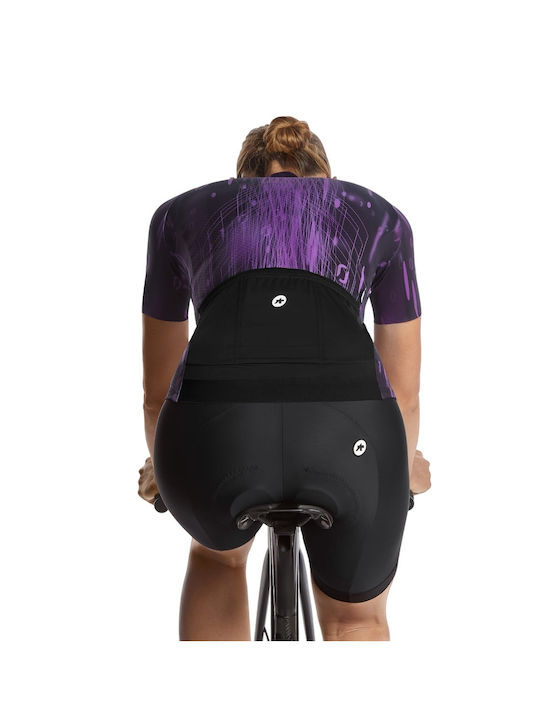 Assos Tricou De Ciclism Pentru Femei Cu Mâneci Scurte Negru