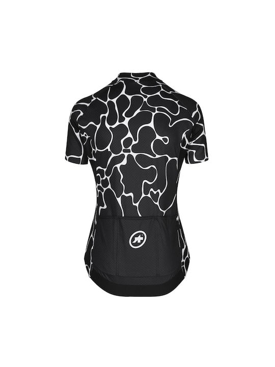 Assos Tricou De Ciclism Pentru Femei Cu Mâneci Scurte Negru