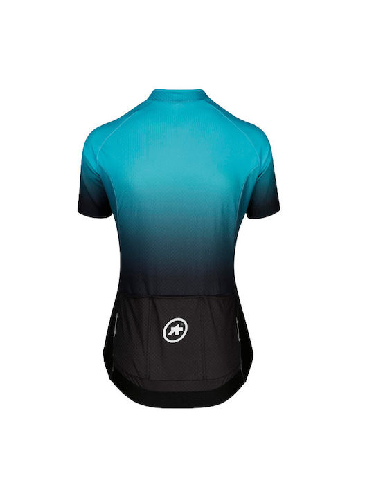 Assos Tricou De Ciclism Cu Mâneci Scurte Pentru Femei Turcoaz