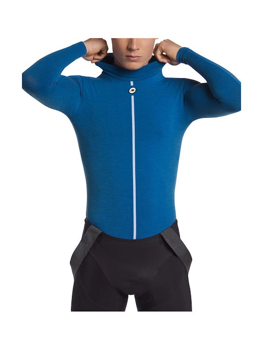 Assos Tricou De Ciclism Pentru Bărbați Cu Mâneci Lungi Albastru