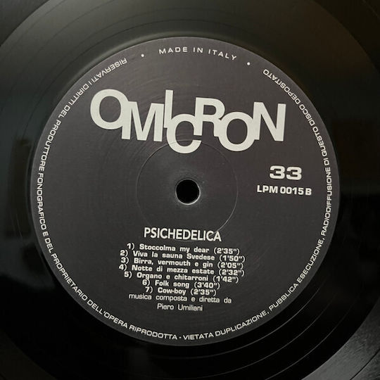 Piero Umiliani Psichedelica Vinyl