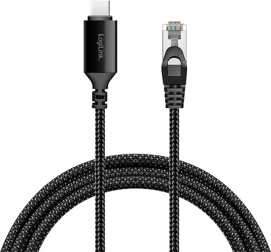LogiLink U/UTP Ethernet Network Cable 10m Black