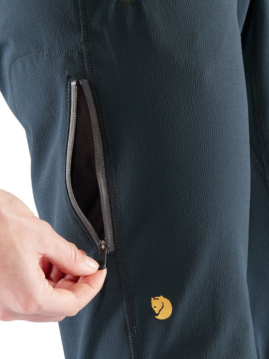 Fjallraven Bergtagen Pantaloni Lungi De Cățărare Pentru Femei Albaștri