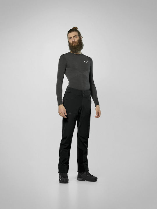 Salewa Ortles Men's Long Hiking Trousers Black