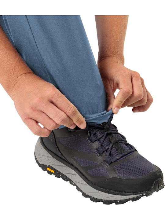 Jack Wolfskin Pantaloni Lungi de Drumeție Pentru Femei Albaștri