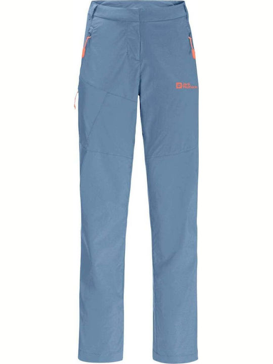 Jack Wolfskin Pantaloni Lungi de Drumeție Pentru Femei Albaștri