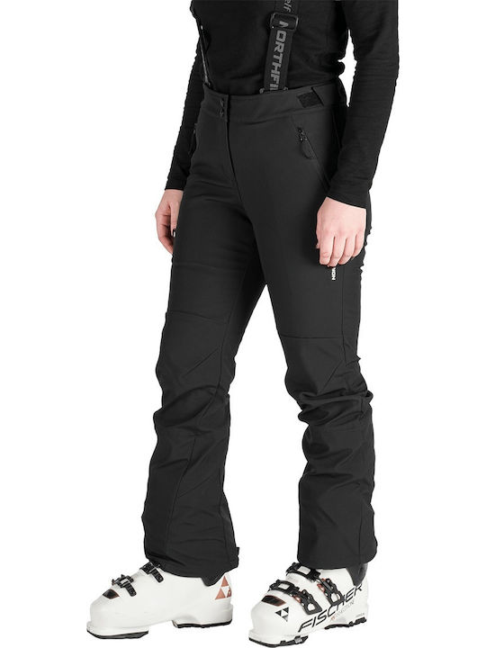 Northfinder 108426-269-101 Damen Ski- und Snowboardhose Soft Shell Schwarz