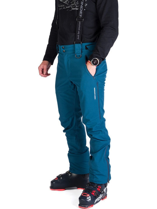 Northfinder 108028-526-105 Ανδρικό Παντελόνι Σκι & Snowboard Soft Shell Μπλε