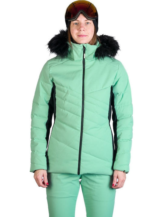 Northfinder 108038-807-101 Γυναικείο Μπουφάν για Σκι & Snowboard Πράσινο