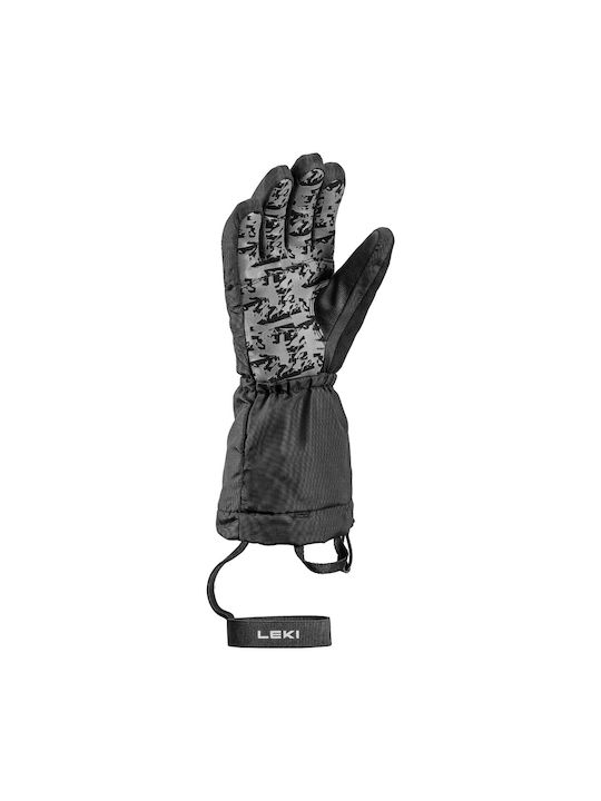 Leki Mănuși de schi și snowboard pentru copii negre