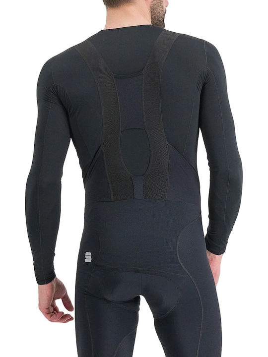 Sportful Bluză Termică cu Mâneci Lungi Neagră pentru Bărbați