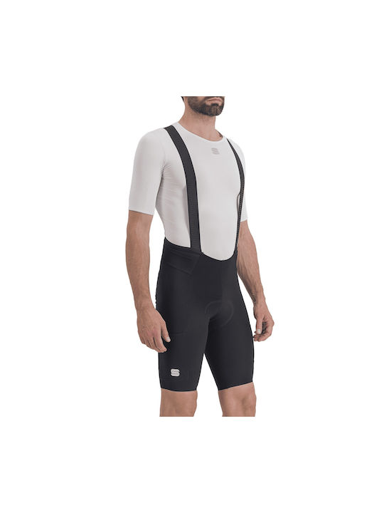 Sportful Pantaloni De Ciclism Pentru Bărbați Cu Bretele Negri