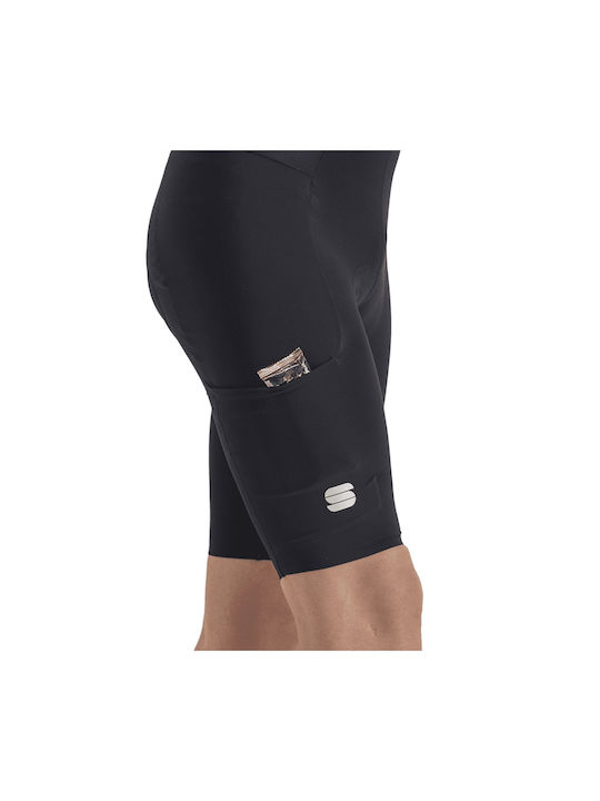 Sportful Pantaloni De Ciclism Pentru Bărbați Cu Bretele Negri
