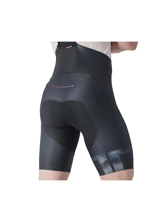 Castelli Pantaloni De Ciclism Pentru Bărbați Cu Bretele Negri