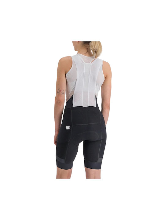 Sportful Pantaloni de Ciclism Pentru Femei cu Bretele Negri