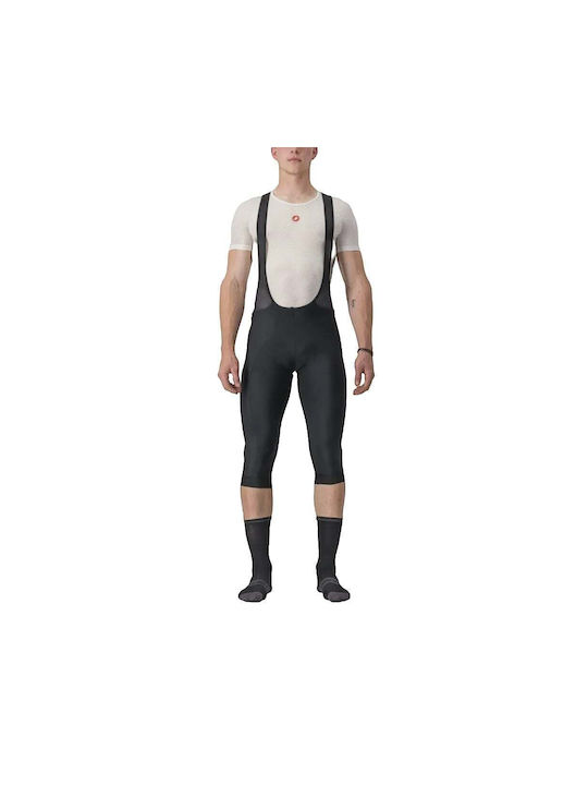 Castelli Pantaloni de Ciclism Pentru Bărbați cu Bretele Negri