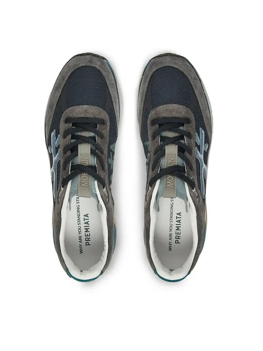 Moerun Ανδρικά Sneakers Grey / Blue