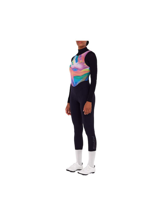Santini Pantaloni De Ciclism Pentru Femei Cu Bretele Multicolori