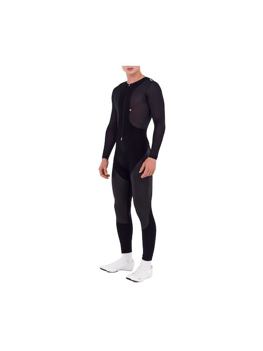 Santini Pantaloni De Ciclism Impermeabili Pentru Bărbați Negri
