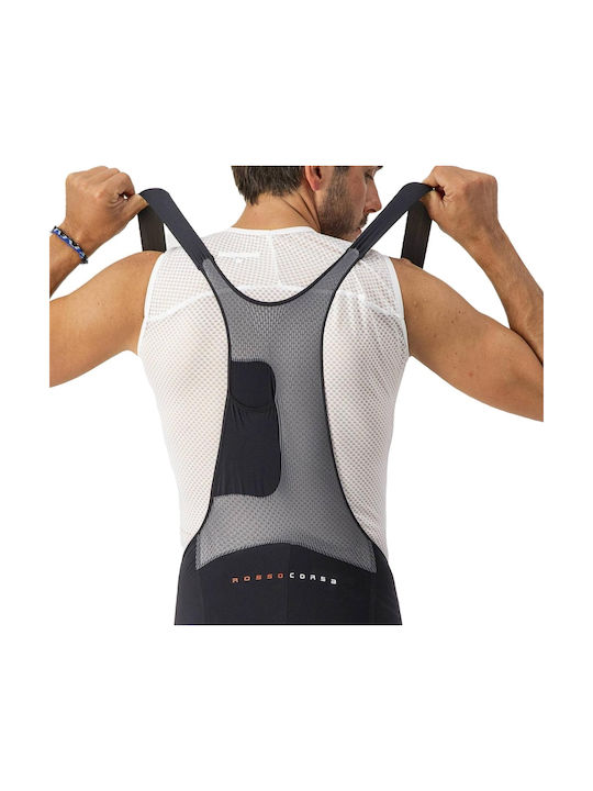 Castelli Pantaloni De Ciclism Pentru Bărbați Cu Bretele Negri