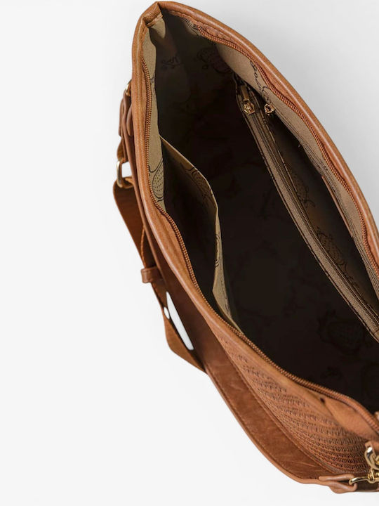 Ψάθινη Handtaschen und Damentasche Schulter Schwarz