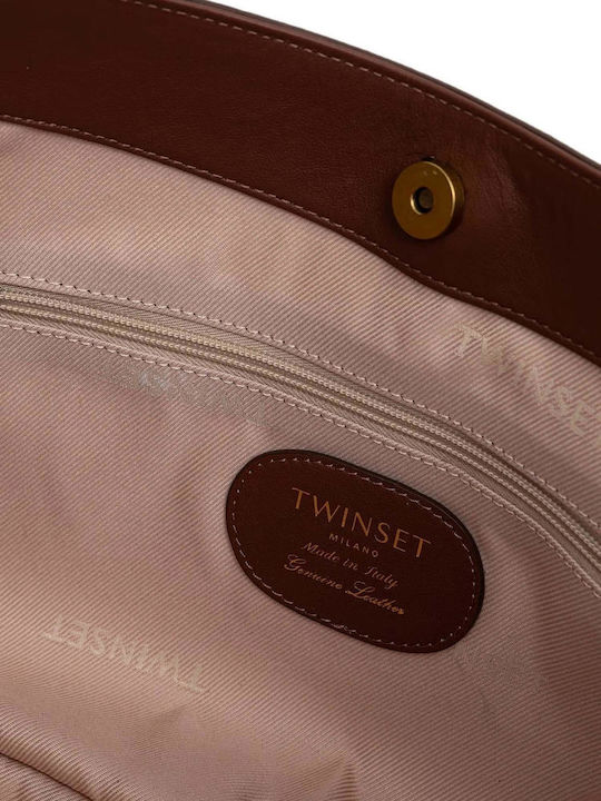 Leather Women's Shoulder Bag Suede Brown