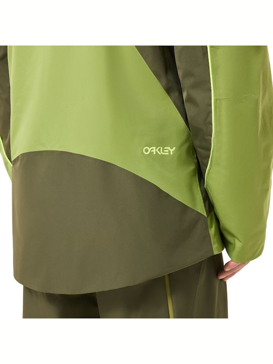Oakley FOA406106-70N Jachetă Pentru Bărbați Pentru Schi & Snowboard Verde