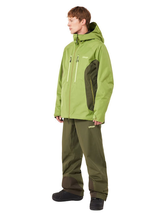Oakley FOA406106-70N Jachetă Pentru Bărbați Pentru Schi & Snowboard Verde