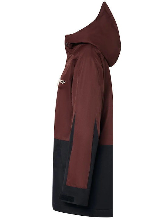 Oakley Jachetă izolată FOA500472-9B2 pentru femei pentru ski & snowboard Burgundy