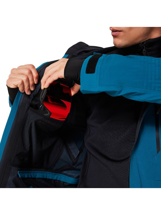 Oakley FOA407375-6NB Geacă Pentru Bărbați Pentru Schi & Snowboard Albastră