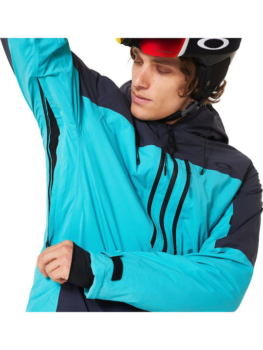 Oakley FOA407382-6HM Jachetă Pentru Bărbați Pentru Schi & Snowboard Albastră