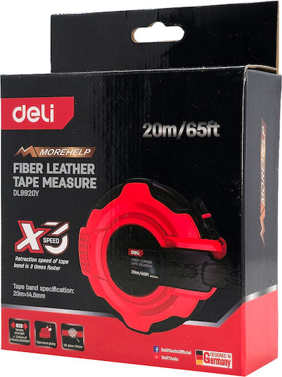 Deli Tape Measure 14.5mm x 19.812m