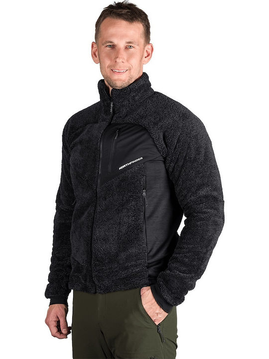 Cardigan bărbătesc Fleece Gri