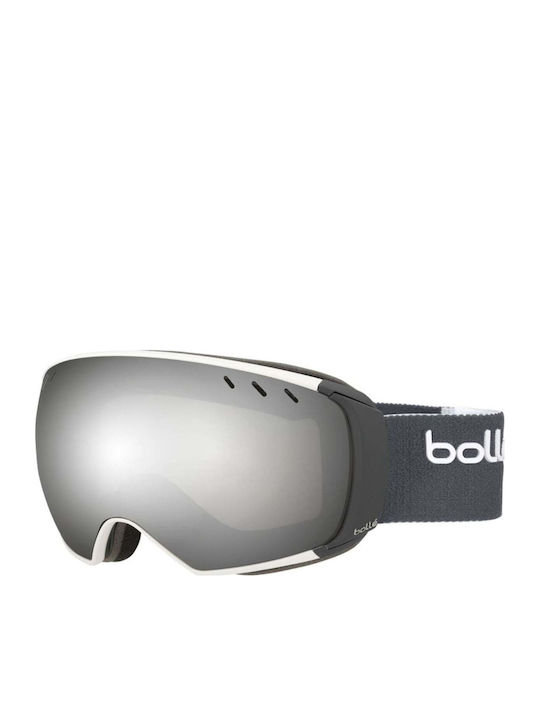 Bolle Masca Ski Si Snowboard Adulți Gri Cu Lentilă Oglindă În Culoare Gri Bolle Masca Ski Si Snowboard Adulți Gri Cu Lentilă Oglindă În Culoare Gri