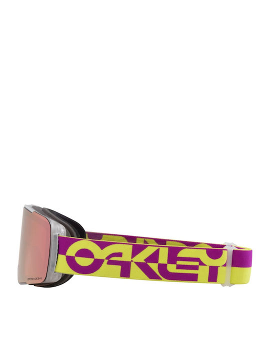 Oakley Pro M Snow Mască Ski & Snowboard Adulți Roz cu Lentilă în Culoare Roz