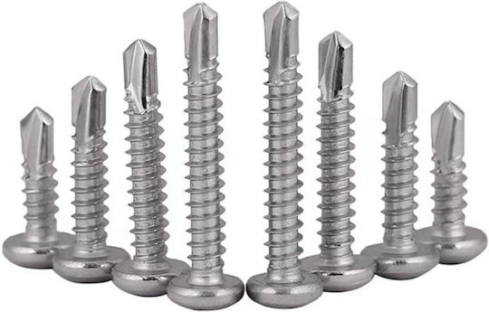 Drilling Screw Cross Inox with Diameter M4.2 and Length 16mm 100 Pieces
