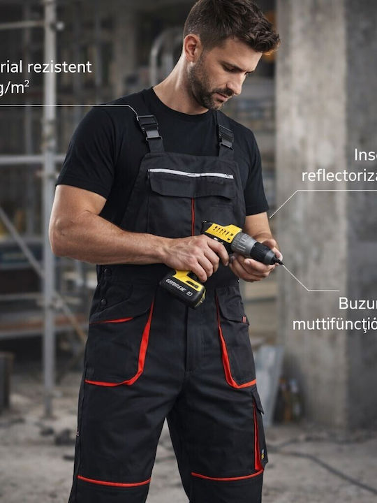 Reis Arbeitsanzug Ganzkörper Grau