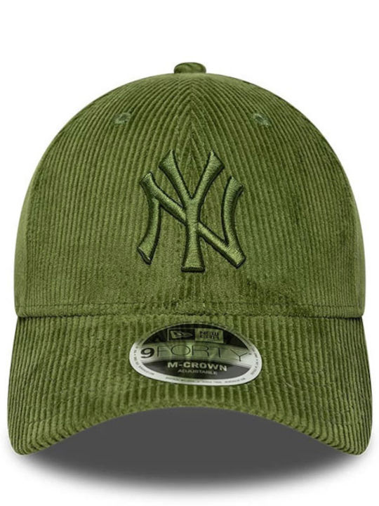 New Era Mlb Cord 9forty M-crown Καπέλο Strapback 60915966 Πράσινο