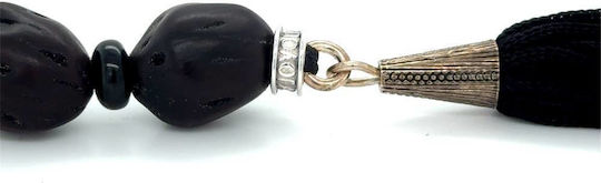 Kompologadiko Scented Worry Beads with 21 Beads with Tassel Black