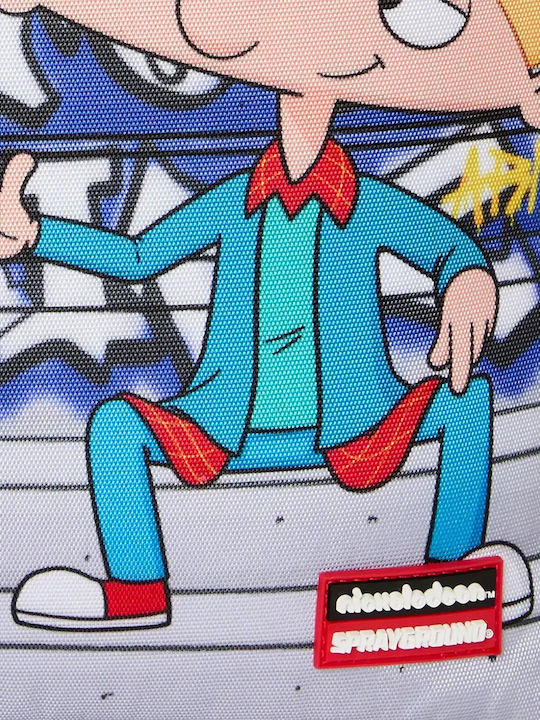 Sprayground School Backpack Junior High-High School with Water Bottle Holder HEY ARNOLD GRAFF STEPS 29 x 15 x 46cm