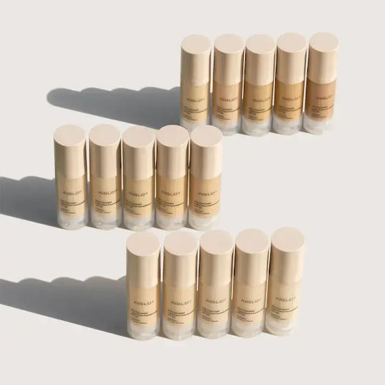 Inglot Skin Focused Care Gesichts-Foundation Spf 50 Concealing Gelb Beig 30ml
