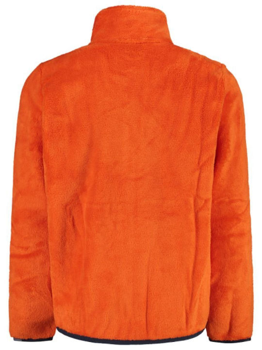 Cardigan Pentru Copii Fleece Portocaliu