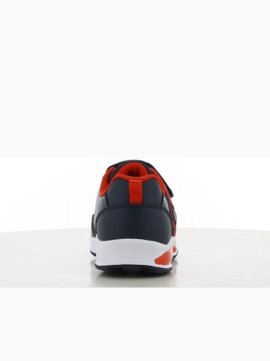 Spiderman Kids Sneakers with Hoop & Loop Closure & with Lights Black