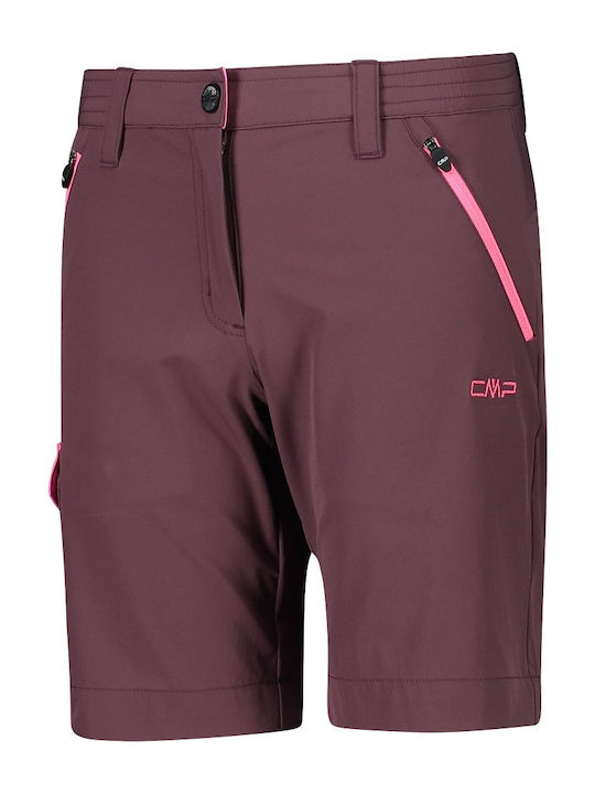 Kids Fabric Shorts/Bermuda Burgundy