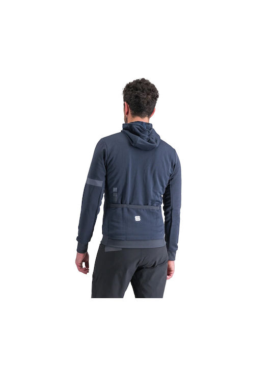 Sportful Tricou De Ciclism Mânecă Lungă Pentru Bărbați Albastru