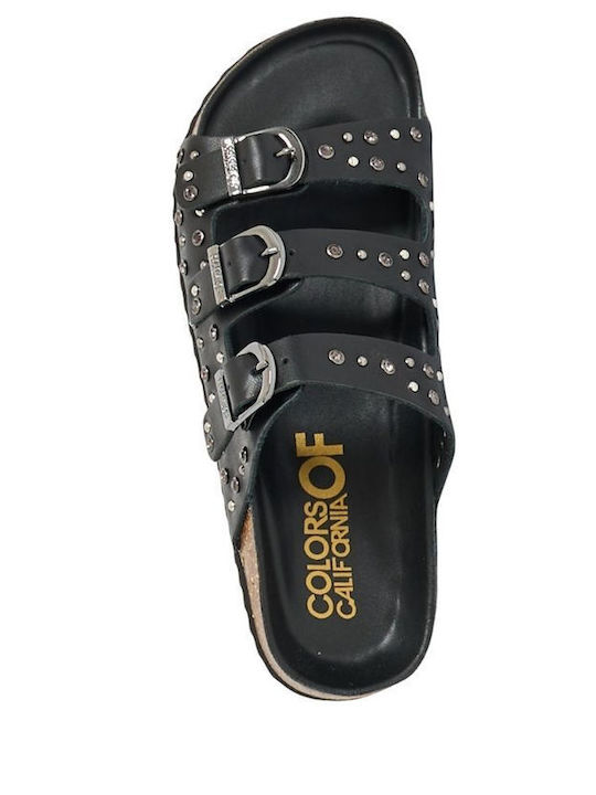 Colors Of California Sandale Casual Damă Negre
