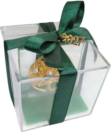 Kalliopi Silver Tabletop New Year's Lucky Charm Pomegranate Gold Made of Plexiglass 2027