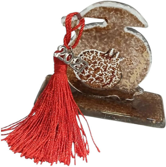 Kalliopi Silver Ρόδι από Γυαλί