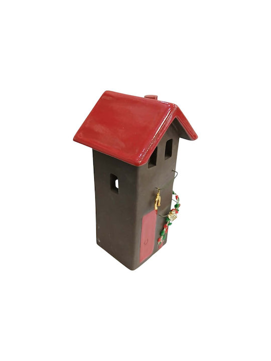 Kalliopi Silver Handgefertigter Tischplatte Glücksbringer Startseite Rotes Keramik 2027 5x15cm
